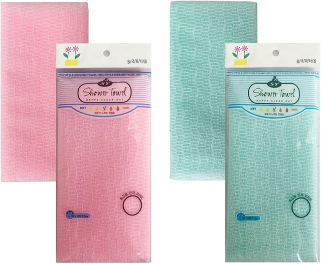 Alt view image 2 of 7 - High-Quality Exfoliating Loofah Towel Korean Style Long Back Scrubber African Bath Net Softening Texture Shower Sponge