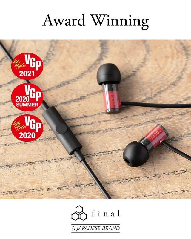 Alt view image 3 of 6 - Audio E1000C In-Ear Headphones Earphones with Dynamic drivers and Microphone (Black)
