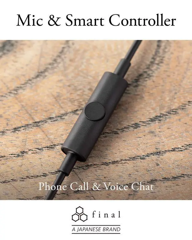 Alt view image 4 of 6 - Audio E1000C In-Ear Headphones Earphones with Dynamic drivers and Microphone (Black)