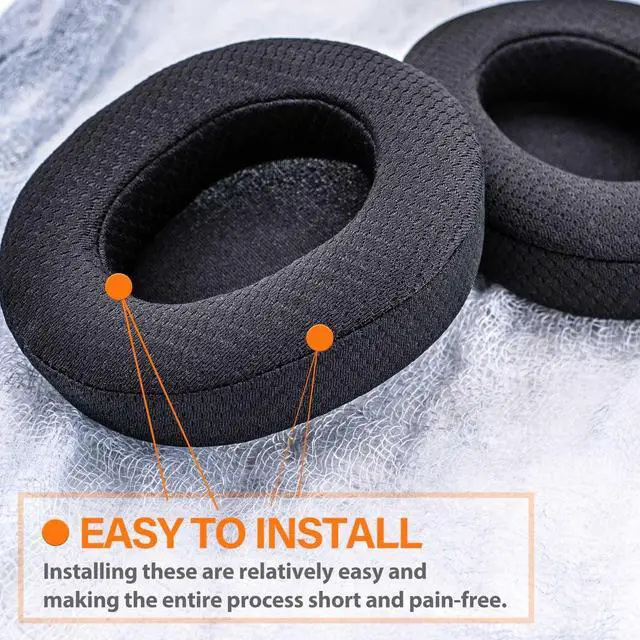 Alt view image 5 of 7 - Nova Pro Wireless Replacement Earpads for Arctis Nova Pro Wireless Headset by, Improved Durability and Sound Isolation I Add Thickness (Breathable Mesh)