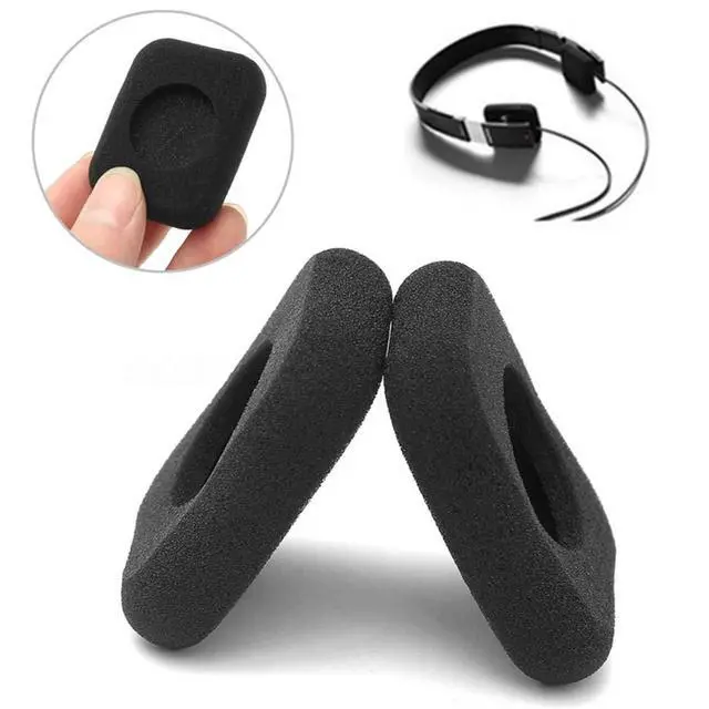 Alt view image 2 of 7 - Replacement Earpads Compatible for Bang & Olufsen B&O Beoplay Form 2 2i Headphones Earphone Ear Pads Cover Sponge Square Foam Ultra Soft Cushions Durable Comfortable Black 4PCS