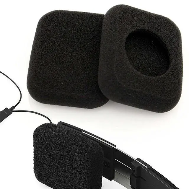 Alt view image 5 of 7 - Replacement Earpads Compatible for Bang & Olufsen B&O Beoplay Form 2 2i Headphones Earphone Ear Pads Cover Sponge Square Foam Ultra Soft Cushions Durable Comfortable Black 4PCS