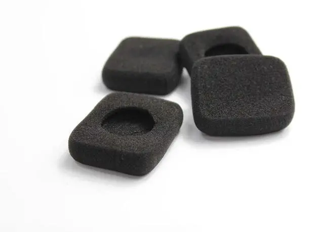 Alt view image 4 of 7 - Replacement Earpads Compatible for Bang & Olufsen B&O Beoplay Form 2 2i Headphones Earphone Ear Pads Cover Sponge Square Foam Ultra Soft Cushions Durable Comfortable Black 4PCS