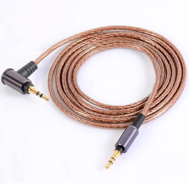 Alt view image 2 of 7 - WH-1000XM5 Audio Upgrade Cable Replacement for MDR-XB950BT WH-1000XM4 WH-1000XM3 WH-XB910N MDR-XB950BT ATH-M50xBT SR50BT Headphones 4.9ft(3.5mm Plug)