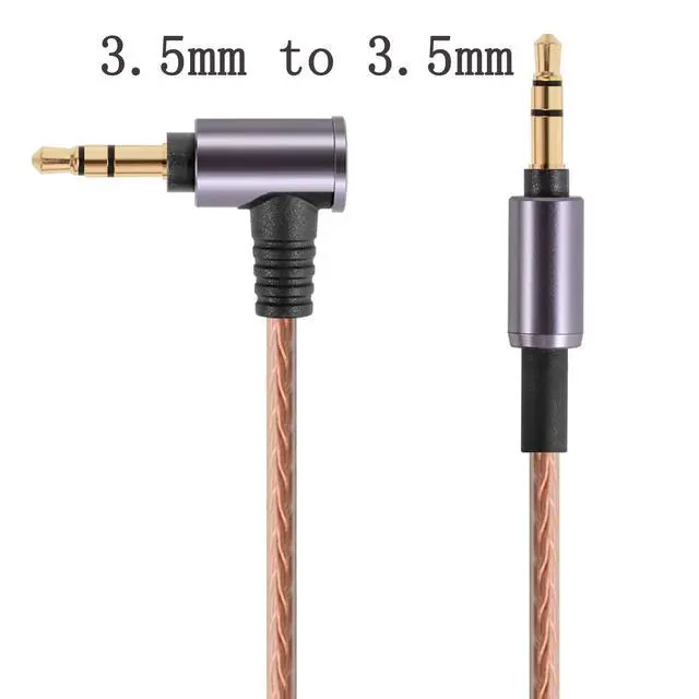 Alt view image 6 of 7 - WH-1000XM5 Audio Upgrade Cable Replacement for MDR-XB950BT WH-1000XM4 WH-1000XM3 WH-XB910N MDR-XB950BT ATH-M50xBT SR50BT Headphones 4.9ft(3.5mm Plug)