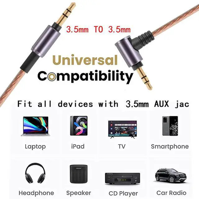 Alt view image 5 of 7 - WH-1000XM5 Audio Upgrade Cable Replacement for MDR-XB950BT WH-1000XM4 WH-1000XM3 WH-XB910N MDR-XB950BT ATH-M50xBT SR50BT Headphones 4.9ft(3.5mm Plug)