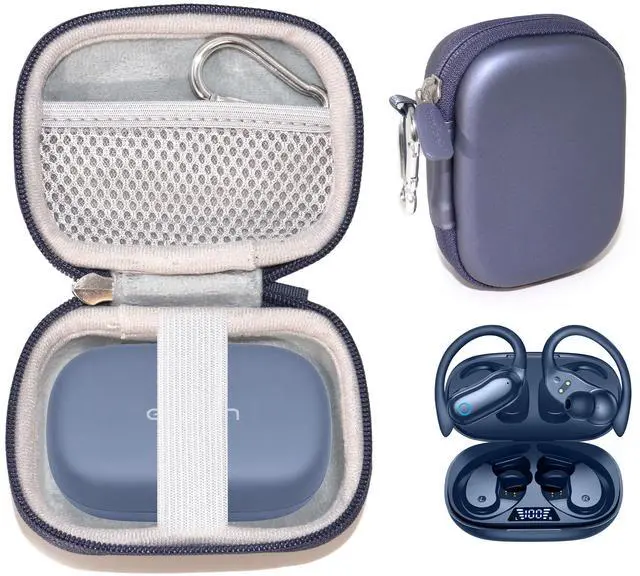 Main image of Case for GNMN Active Noise Cancelling Ear Buds Wireless Earbuds 96hrs Playback Bluetooth Headphones (Midnight Blue)