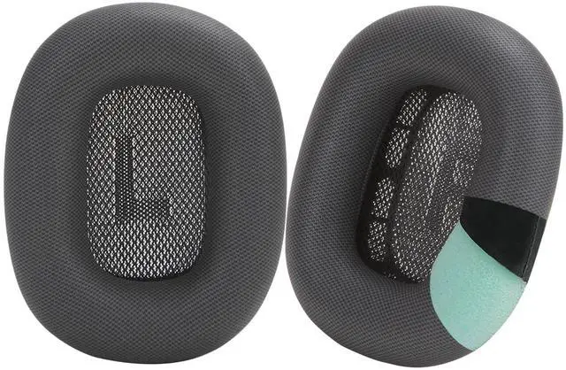 Main image of Upgraded Silicone Ear Cushions for AirPods Max Headphones, Protein Leather Covered Ear Pads with Silicone & Memory Foam and Magnet (Black)