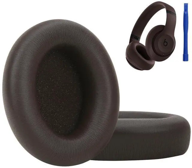 Main image of Ear Cushions Compatible with Beats Studio Pro, Replacement Ear Pads with Upgraded Memory Foam& Comfortable Protein Leather (Deep Brown)