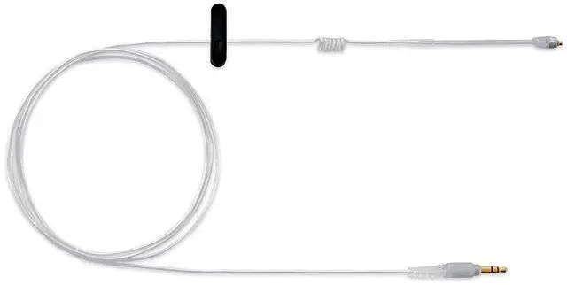 Main image of EAC-IFB Coiled IFB Earphone Cable with Clip for Intercom Applications
