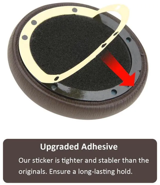 Alt view image 6 of 7 - Ear Cushions Compatible with Beats Studio Pro, Replacement Ear Pads with Upgraded Memory Foam& Comfortable Protein Leather (Deep Brown)