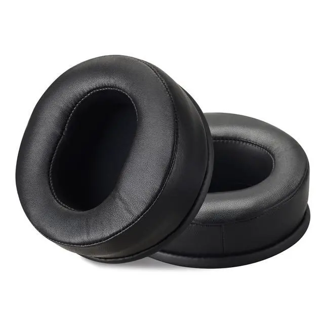 Alt view image 2 of 7 - AHG Premium Sheepskin Ear Pads and Cowhide Headband Strap Compatible with Audeze LCD Headsets (Black) | FlexiSoft Foam