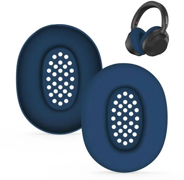 Main image of Silicone Earpads Case Cover for Sony ULT WEAR,Anti-Scratch Washable Earpads Case for Sony ULT WEAR Bluetooth Headphones Accessories Soft Silicone Protective Pads Cover (Deep Blue)