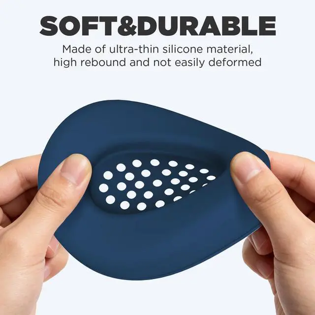 Alt view image 4 of 6 - Silicone Earpads Case Cover for Sony ULT WEAR,Anti-Scratch Washable Earpads Case for Sony ULT WEAR Bluetooth Headphones Accessories Soft Silicone Protective Pads Cover (Deep Blue)