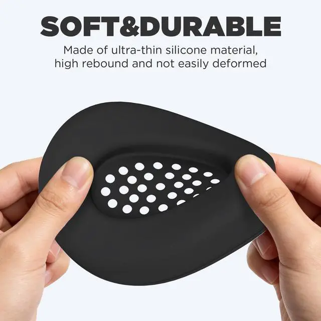 Alt view image 4 of 6 - Silicone Earpads Case Cover for Sony ULT WEAR,Anti-Scratch Washable Earpads Case for Sony ULT WEAR Bluetooth Headphones Accessories Soft Silicone Protective Pads Cover (Black)