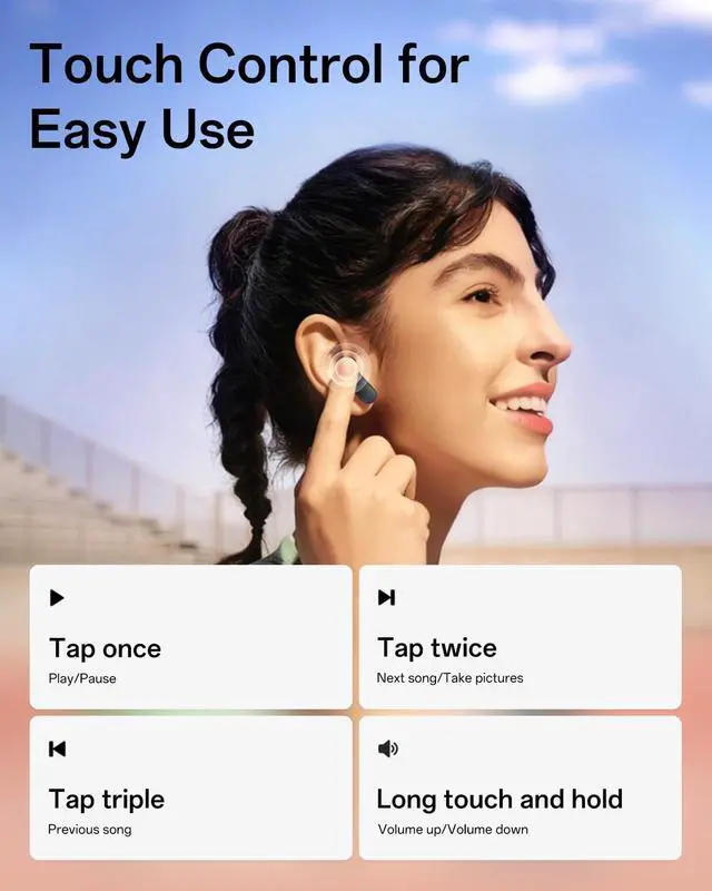 Alt view image 5 of 7 - Enco Buds3 Pro True Wireless Earbuds, Bluetooth 5.4 in-Ear Headphones Stereo, Clear Vocals, Deep Bass, 54H Playtime, 12.4mm Dynamic Driver, Personalized Equalizer, IP55, Grey