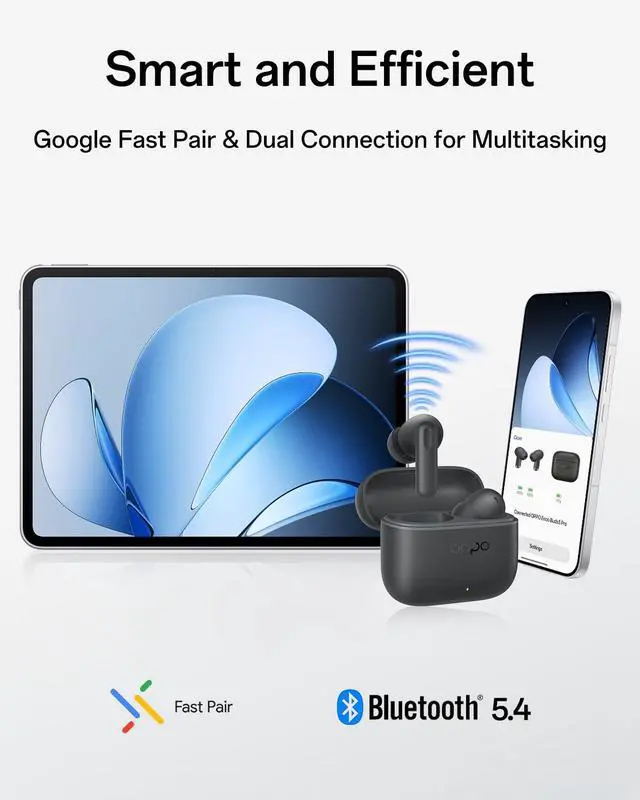 Alt view image 6 of 7 - Enco Buds3 Pro True Wireless Earbuds, Bluetooth 5.4 in-Ear Headphones Stereo, Clear Vocals, Deep Bass, 54H Playtime, 12.4mm Dynamic Driver, Personalized Equalizer, IP55, Grey