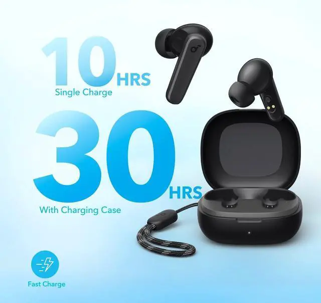 Alt view image 4 of 5 - P20i True Wireless Earbuds & Q20i Hybrid Active Noise Cancelling Headphones (Bundle)