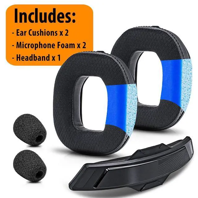 Alt view image 7 of 7 - A50 Mod Kit Gen 3 - Cooling Gel Earpads Compatible with Astro A50 Gen 3 Headset I Ear Pads/Headband/Replacement Ear Cushions/Microphone Foam - Not Suitable for A50 Gen 4 (Breathable Mesh)