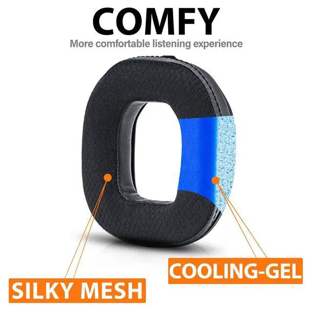 Alt view image 6 of 7 - A50 Mod Kit Gen 3 - Cooling Gel Earpads Compatible with Astro A50 Gen 3 Headset I Ear Pads/Headband/Replacement Ear Cushions/Microphone Foam - Not Suitable for A50 Gen 4 (Breathable Mesh)