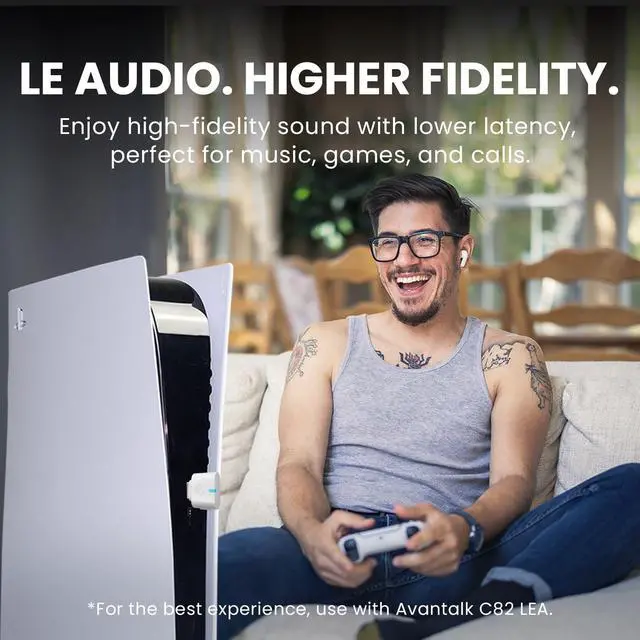Alt view image 4 of 6 - Infinity NC - Auracast Earbuds with Active Noise Cancelling | LE Audio and aptX Adaptive Bluetooth earbuds with low-latency sound, custom EQ app, and clear calls for TV, phone and PC