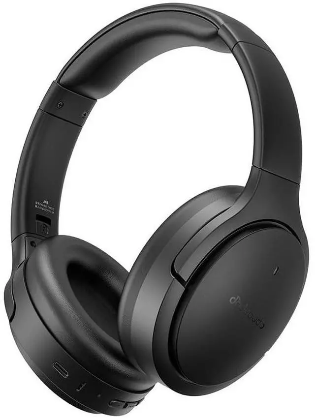 Main image of JN3 Noise Cancelling Headphones, LDAC Hi-Res Audio, 115H Battery Life, Bluetooth 6.0, Deep Bass, Spatial Audio, Over-Ear Wireless Headphones with Mic (Black)