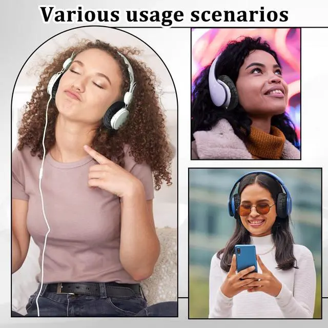 Alt view image 6 of 7 - 500 PCS Disposable Headphone Covers, 11 cm Headphone Covers Bulk Non-Woven Sanitary Fabric Earphone Cover for Libraries, Gyms, Electronics Stores, Learning, Sports and Gaming-Black