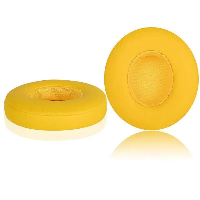 Main image of Solo 2.0/3.0 Replacement Earpads, Memory Foam Ear Cushion Cover for Beats Solo 2.0/3.0 Wireless On Ear Headphones ONLY (Yellow)