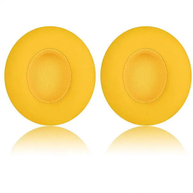 Alt view image 4 of 6 - Solo 2.0/3.0 Replacement Earpads, Memory Foam Ear Cushion Cover for Beats Solo 2.0/3.0 Wireless On Ear Headphones ONLY (Yellow)