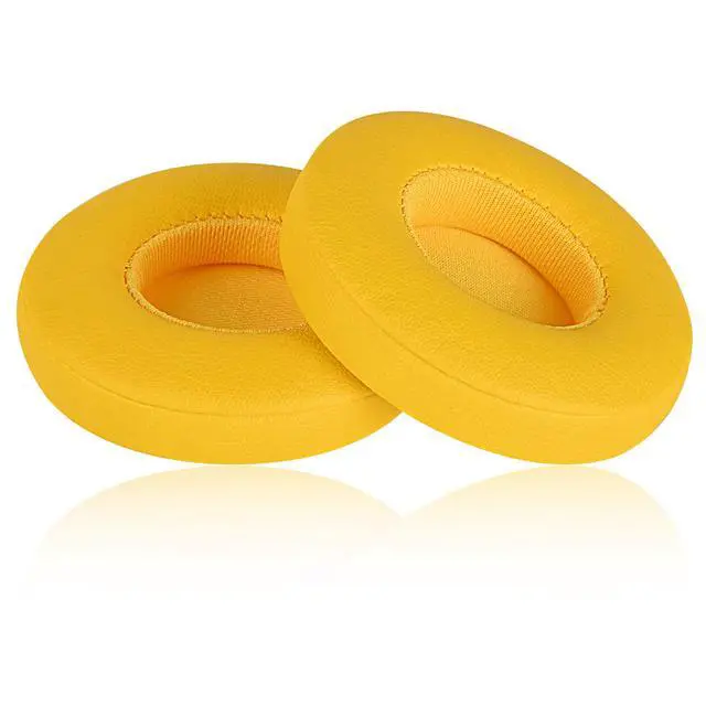 Alt view image 6 of 6 - Solo 2.0/3.0 Replacement Earpads, Memory Foam Ear Cushion Cover for Beats Solo 2.0/3.0 Wireless On Ear Headphones ONLY (Yellow)