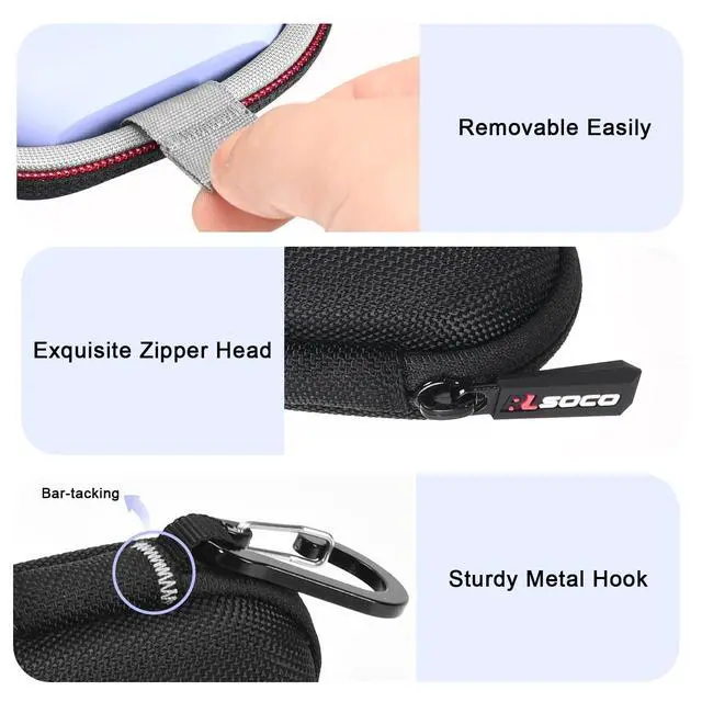 Alt view image 3 of 6 - Carrying Case for Beats Solo Buds Wireless Bluetooth Earbuds (Case Only)