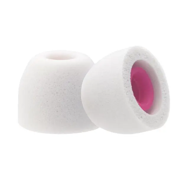 Alt view image 4 of 6 - Replacement Foam Eartips for Google Pixel Buds A-Series Earbuds | Not for Pixel Buds Pro/Pro 2, Extra Small Memory Foam Tips, Fit in Charging Case, 3 Pairs, White/Gray