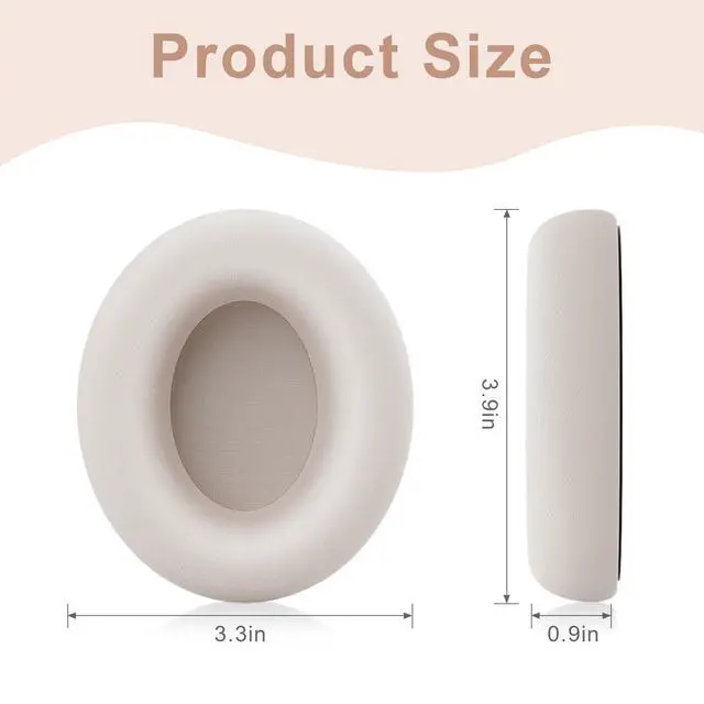 Alt view image 5 of 7 - Replacement Ear Pads Cover Compatible with Beats Studio Pro Over-Ear Headphone, Moon Ear Pads Cushions