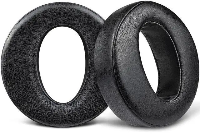 Main image of Replacement Earpads for Sony MDR-Z1R (MDRZ1R) WW2 Signature Hi-Res Headphones, Ear Pads Cushions with Soft Protein Leather - Black