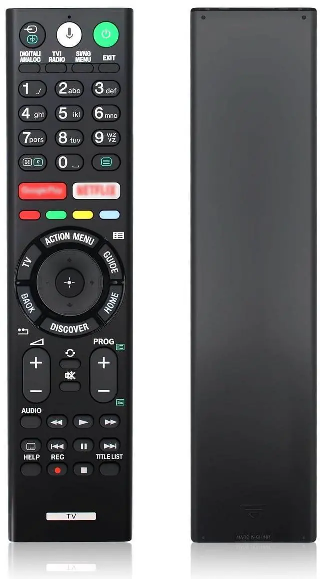 Main image of Replacement Voice Remote Control for Sony Smart TVs (Bravia / 4K UHD/LED/LCD) Compatible with RMF-TX200U/201U/220U/310U/500U/520U/600U/611U/700C
