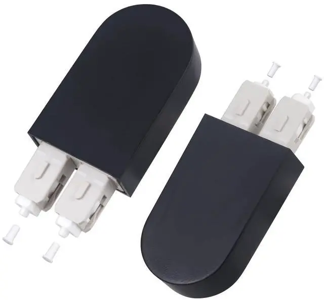 Alt view image 4 of 5 - SC/OM2 Fiber Optic Loopback Adapter Multimode 50/125 Optical Cable Test Adapter Connector for Testing Applications,2 Pack