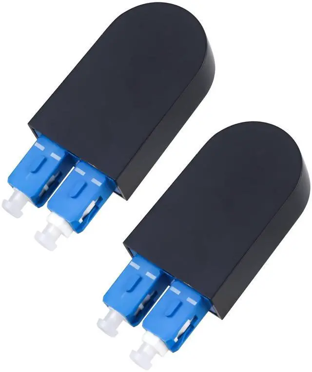 Main image of 2-Pack SC/UPC Fiber Optic Loopback Adapter Singlemode 9/125 Optical Cable Test Adapter Connector for Testing Applications
