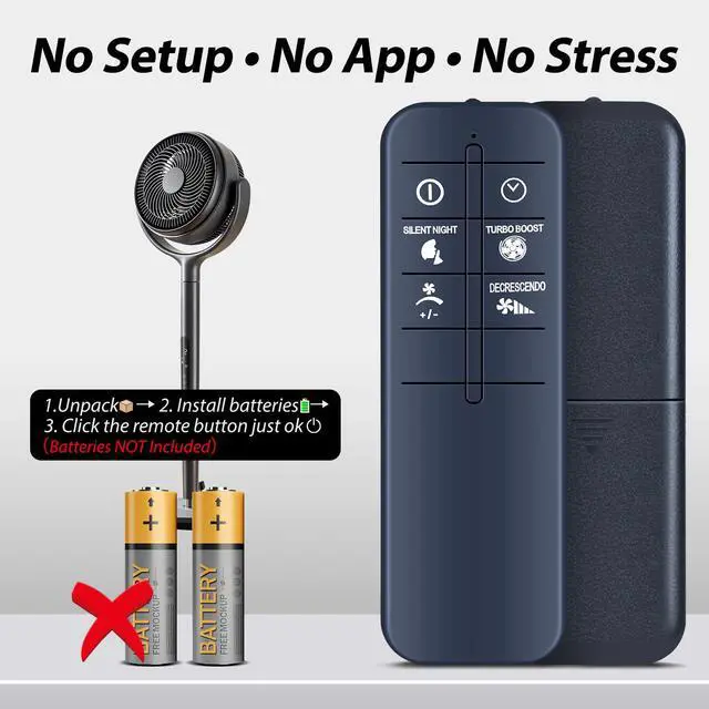 Alt view image 6 of 7 - New Replacement Remote Control for Rowenta Fan Turbo Silence Extreme VU5670 Series VU5670F2 VU5670F0 VU/VF567x