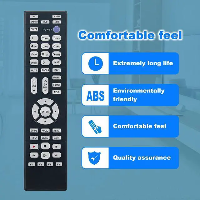 Alt view image 5 of 7 - 290P187020 Replace Remote Control fit for Mitsubishi TV LT-40164 LT-46164 | WD-60738 WD-65738 WD-65838 LT-55154 LT-55164 LT-55265 LT-46265 WD-73738 WD-73838 WD-82738 WD-82838 290P187A20 290P187B20