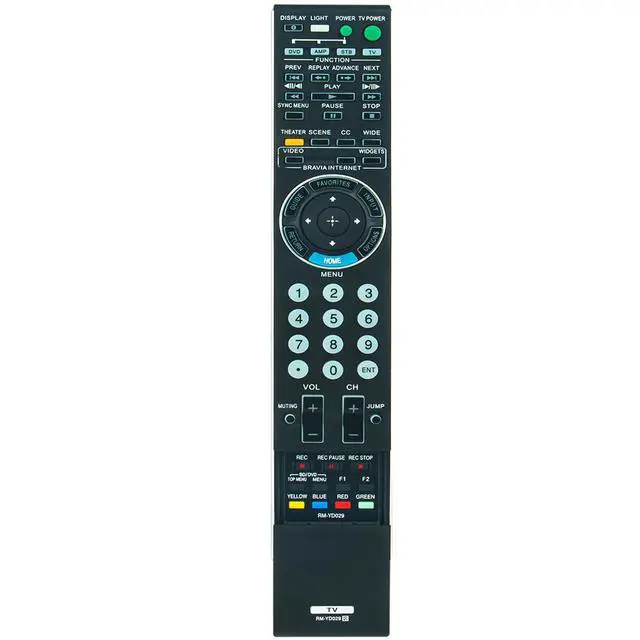 Alt view image 2 of 7 - RM-YD029 Replacement Remote Control Applicable for Sony Bravia TV | KDL-40Z5100 KDL-46XBR10 KDL-46Z5100 KDL-52XBR10 KDL-52Z5100 KDL40Z5100 KDL46XBR10 KDL46Z5100 KDL52XBR10 KDL52Z5100