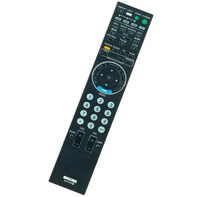 Alt view image 3 of 7 - RM-YD029 Replacement Remote Control Applicable for Sony Bravia TV | KDL-40Z5100 KDL-46XBR10 KDL-46Z5100 KDL-52XBR10 KDL-52Z5100 KDL40Z5100 KDL46XBR10 KDL46Z5100 KDL52XBR10 KDL52Z5100