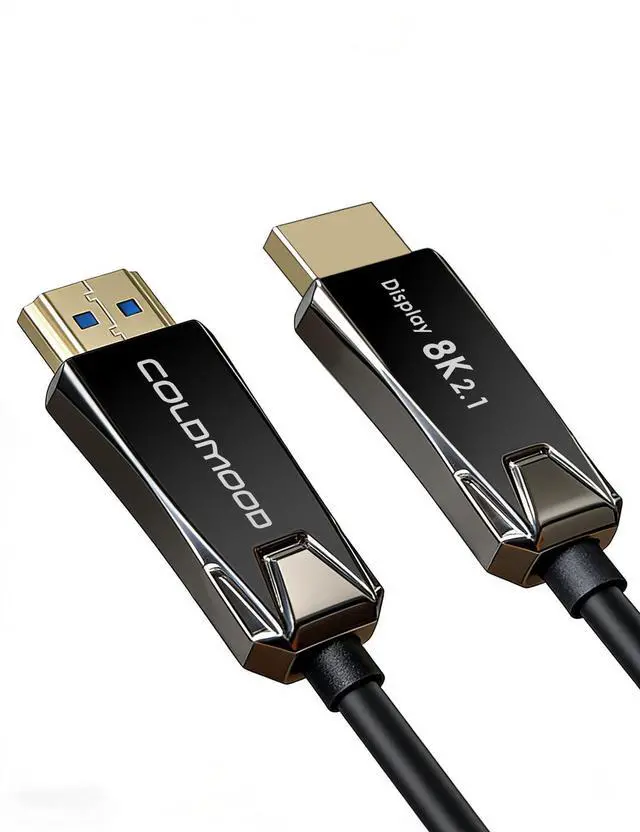 Main image of 65ft HDMI 2.1 Fiber Optic Cable - 48Gbps Ultra High Speed for 8K@60Hz & 4K@144Hz, Dynamic HDR, eARC, HDCP 2.2&2.3, Compatible with PS5/Xbox Series X/S/Blu-ray Player/Projector