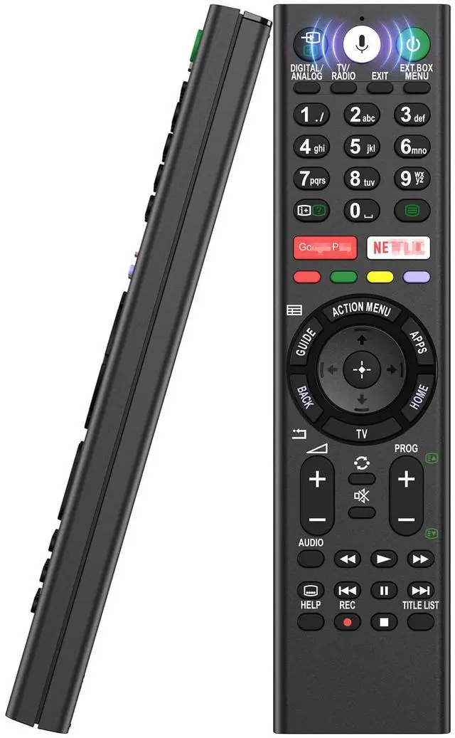 Main image of Replacement Voice Remote Control for Sony-Bravia-TVsfor All 2019-2026 Sony 4K UHD LED LCD HD Smart TVs