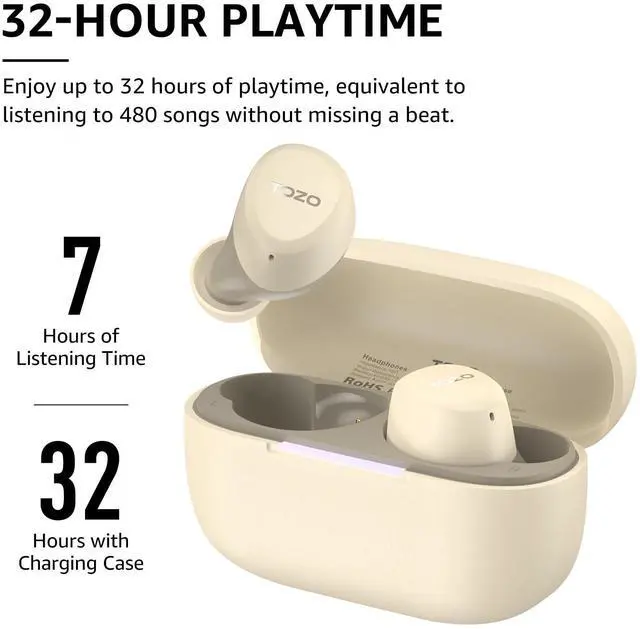 Alt view image 3 of 7 - A1 Wireless Earbuds Bluetooth 5.3 Light Weight in Ear PA1 Bluetooth Speaker with 20W Stereo Sound