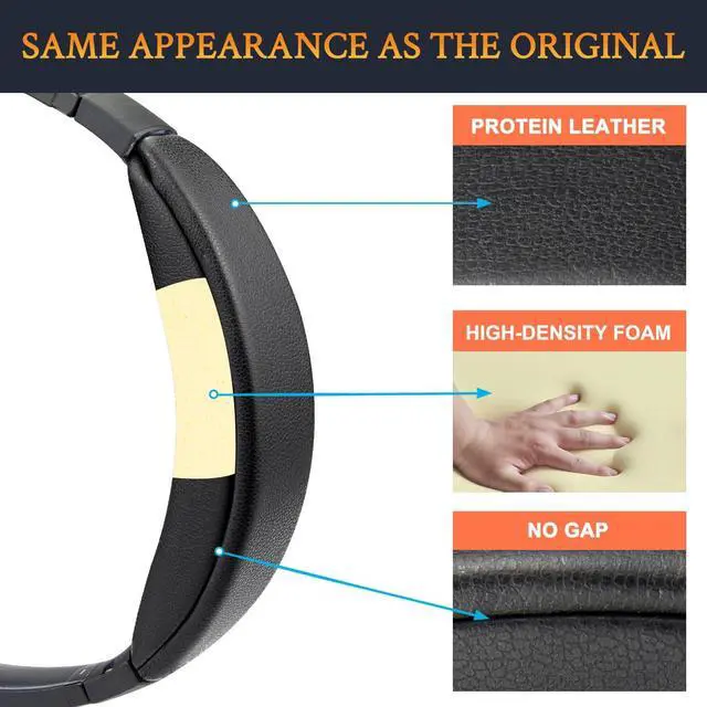 Alt view image 5 of 7 - Headband for Bose OE2/OE2i, SoundTrue OE On-Ear Headphones, Replacement Headstrap Pad Repair Part - Black