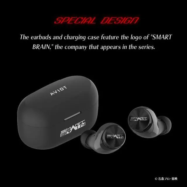 Alt view image 3 of 6 - Masked Rider Faiz Wireless Earbuds TE-D01v-555,Officially Licensed(Exclusive Edition) Sepcial Package,Design,Japanese Sepcial Voice,Noise Canceling Earbuds
