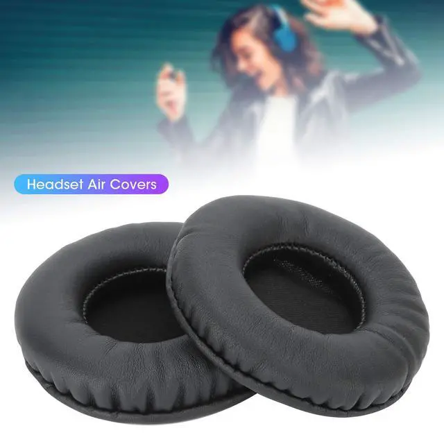 Alt view image 6 of 6 - Foam Ear Pad Replacement Cushions, 75MM/3.0in Headphone Universal Ear Cushions Replacement Headset Noise Reduction Foam Ear Pads Covers Black
