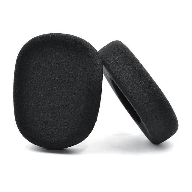 Alt view image 2 of 5 - Replacement Cushion Ear Pads Kit for BlueParrott B450-XT Bluetooth Headset (Black, Foam Ear Cushions + Microphone Foam)