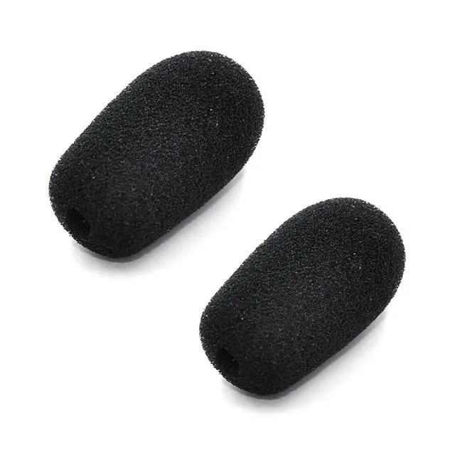 Alt view image 5 of 5 - Replacement Cushion Ear Pads Kit for BlueParrott B450-XT Bluetooth Headset (Black, Foam Ear Cushions + Microphone Foam)