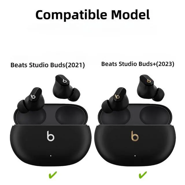 Alt view image 2 of 6 - Cute Case Compatible with Beats Studio Buds+/Studio Buds with Keychain | Soft Silicone Korok Cartoon Anime Yahaha Shockproof Protective Cover for Women Men